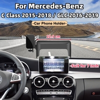 Support de téléphone pour écran de voiture, support de téléphone, accessoires de voiture, Mercedes-Benz Classe C 2015, 2016-2018, GLC 2016-2019, C253, X253, 7 pouces 1